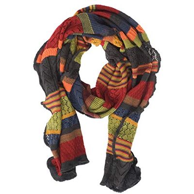 Invero Manu Merino sjaal van 100% wol, druppels, 35 x 180 cm 35 x 180 cm Invero Manu Merino sjaal van 100% wol, druppels, 35 x 180 cm 35 x 180 cm