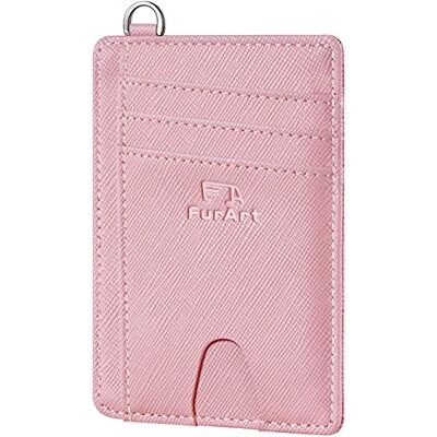 FurArt Smalle creditcard-etui, RFID-blokkerende portemonnee, 7 vakken, minimalistisch design voor mannen en vrouwen, Petit FurArt Smalle creditcard-etui, RFID-blokkerende portemonnee, 7 vakken, minimalistisch design voor mannen en vrouwen, Petit