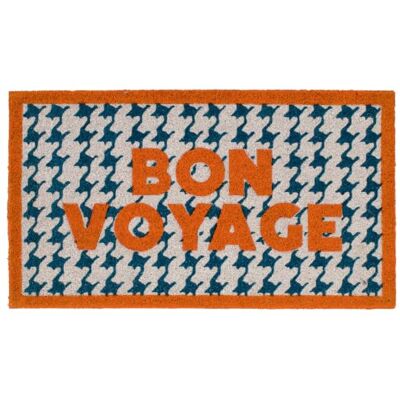 Fisura Moderne kokosdeurmat, originele entreemat, goede reis, blauw Fisura Moderne kokosdeurmat, originele entreemat, goede reis, blauw