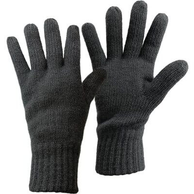 ALPIDEX Thinsulate thermische gebreide handschoenen, gevoerd, warm, winter, outdoorsport, fijn gebreid, gebreide manchetten, huidvriendelijk, ademend, uniseks, voor dames en heren ALPIDEX Thinsulate thermische gebreide handschoenen, gevoerd, warm, winter, outdoorsport, fijn gebreid, gebreide manchetten, huidvriendelijk, ademend, uniseks, voor dames en heren