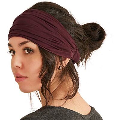 CHARM Japanse Bandana Haarband voor Mannen en Vrouwen Comfy Lichtgewicht Elastische Head Bands perfect voor Fitness Sport Voetbal Tennis Joggen, maroon, M CHARM Japanse Bandana Haarband voor Mannen en Vrouwen Comfy Lichtgewicht Elastische Head Bands perfect voor Fitness Sport Voetbal Tennis Joggen, maroon, M
