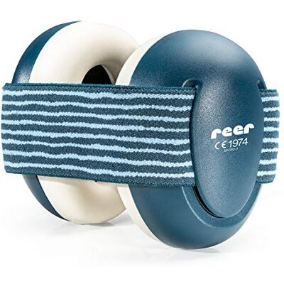 Reer SilentGuard Gehoorbescherming voor baby's, ultrazacht en licht, voor het gevoelige babyhoofd, blauw Reer SilentGuard Gehoorbescherming voor baby's, ultrazacht en licht, voor het gevoelige babyhoofd, blauw
