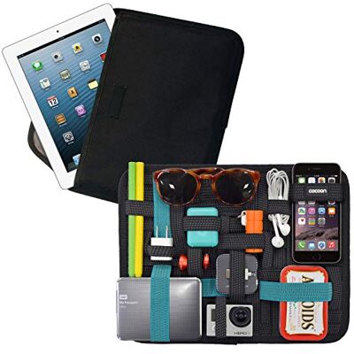 Cocoon GRID-IT 9,7 inch tas en organizer met elastische riemen, multifunctioneel organisatiesysteem met ritssluiting en riem, zwart Cocoon GRID-IT 9,7 inch tas en organizer met elastische riemen, multifunctioneel organisatiesysteem met ritssluiting en riem, zwart