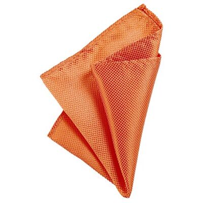 DonDon Zakdoek voor heren, 21 x 21 cm, voor feestelijke gelegenheden, Donker oranje Taille unique DonDon Zakdoek voor heren, 21 x 21 cm, voor feestelijke gelegenheden, Donker oranje Taille unique