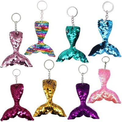 LiJuanWang Glitter sleutelhanger 8 stuks zeemeermin sleutelhanger voor tassen, portefeuilles, verjaardagsfeestartikelen, rugzakaccessoires LiJuanWang Glitter sleutelhanger 8 stuks zeemeermin sleutelhanger voor tassen, portefeuilles, verjaardagsfeestartikelen, rugzakaccessoires