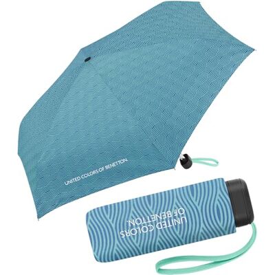 United Benetton Zakparaplu Ultra Mini Flat Dots, Wavy Stripes Riviera United Benetton Zakparaplu Ultra Mini Flat Dots, Wavy Stripes Riviera