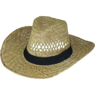 Harrys-Collection Goedkope Texas hoed met hoofdband, Natuurlijk., XL XL Harrys-Collection Goedkope Texas hoed met hoofdband, Natuurlijk., XL XL