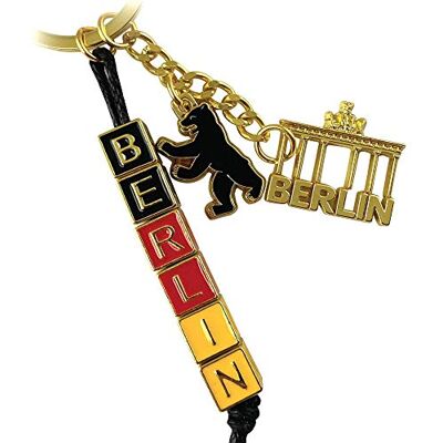 United1871 Berlijn Souvenirs Sleutelhanger, herinneringscadeau, metalen sleutelhanger voor Duitsland, cadeau voor koppels, geschikt voor tassen, rugzakken, autosleutels, Berlin Deu Gold, S United1871 Berlijn Souvenirs Sleutelhanger, herinneringscadeau, metalen sleutelhanger voor Duitsland, cadeau voor koppels, geschikt voor tassen, rugzakken, autosleutels, Berlin Deu Gold, S