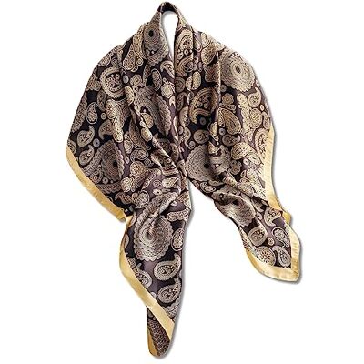 LumiSyne Zijden Sjaals Vrouwen Grote Vierkante Sjaal Print Boom Bloemen Patroon Dierpatroon Retro Stijl Satijnen Hoofddoek Zonwerende Sjaal Decoratieve Sjaal Bandana's Haarsjaal, Eén maat LumiSyne Zijden Sjaals Vrouwen Grote Vierkante Sjaal Print Boom Bloemen Patroon Dierpatroon Retro Stijl Satijnen Hoofddoek Zonwerende Sjaal Decoratieve Sjaal Bandana's Haarsjaal, Eén maat