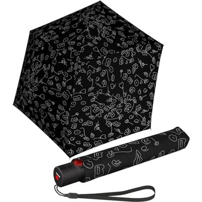 Knirps Ultra U.200 Medium Duomatic zakparaplu automatisch openen en sluiten stormbestendig winddicht, Speak, Modern Knirps Ultra U.200 Medium Duomatic zakparaplu automatisch openen en sluiten stormbestendig winddicht, Speak, Modern