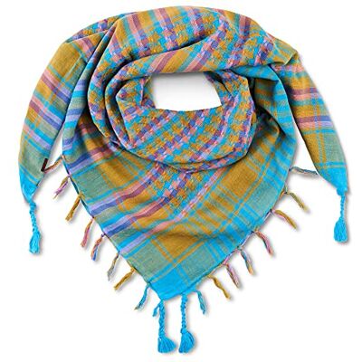 LOVARZI Keffieh Palestijns Blauw Veelkleurig Katoenen Sjaal Eén maat LOVARZI Keffieh Palestijns Blauw Veelkleurig Katoenen Sjaal Eén maat