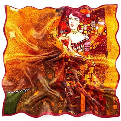 Prettystern Bandana voor vrouwen, vierkante kleine zijden sjaal, schilder, impressionist, Vincent van Gogh 50 cm X 50 cm Prettystern Bandana voor vrouwen, vierkante kleine zijden sjaal, schilder, impressionist, Vincent van Gogh 50 cm X 50 cm
