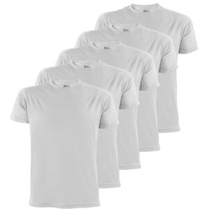ALPIDEX T-shirts voor heren, 5 stuks, zwart, effen, ronde hals, maat S, M, L, XL, XXL, 3XL, 4XL, 5XL, Wolk XL ALPIDEX T-shirts voor heren, 5 stuks, zwart, effen, ronde hals, maat S, M, L, XL, XXL, 3XL, 4XL, 5XL, Wolk XL