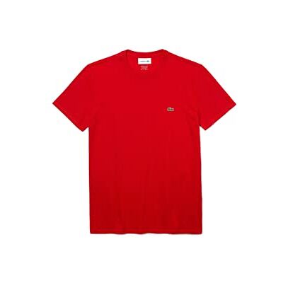 Lacoste Heren T-shirt Th6709, Rood M Lacoste Heren T-shirt Th6709, Rood M