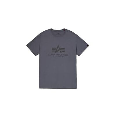 Alpha Heren Basic T-shirt, blauw, L M Alpha Heren Basic T-shirt, blauw, L M