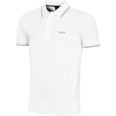 Boss Poloshirt voor heren, Open White 115, XL XL Boss Poloshirt voor heren, Open White 115, XL XL
