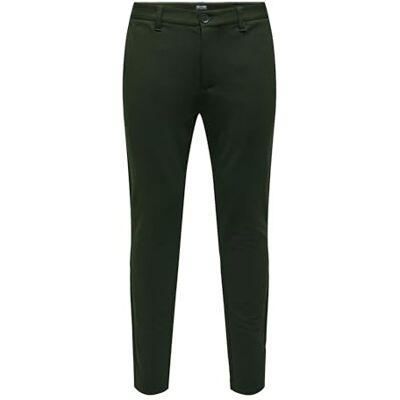 Only Onsmark Chino herenbroek, hars, 38W / 32L Taille 38/lengte 32 Only Onsmark Chino herenbroek, hars, 38W / 32L Taille 38/lengte 32