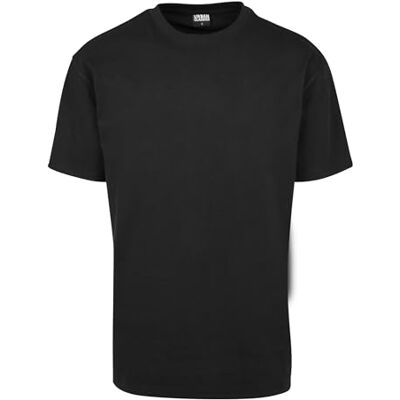 Urban Classics Heavy oversized T-shirt voor heren met blote schouders, in dikke jersey, verkrijgbaar in meer dan 10 kleuren, van S t/m 5XL, zwart. L Urban Classics Heavy oversized T-shirt voor heren met blote schouders, in dikke jersey, verkrijgbaar in meer dan 10 kleuren, van S t/m 5XL, zwart. L