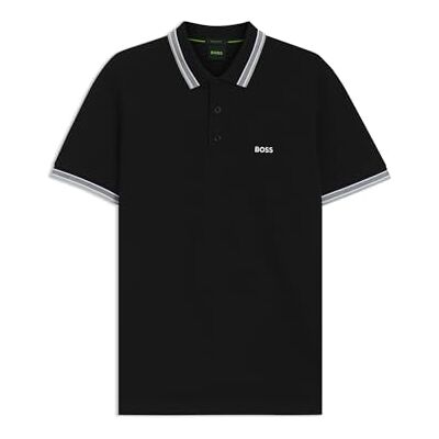Boss Paddy Curved Poloshirt voor heren (1 stuk) L Boss Paddy Curved Poloshirt voor heren (1 stuk) L
