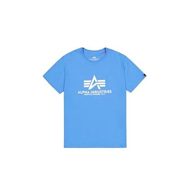 Alpha Heren Basic T-shirt, blauw, L L Alpha Heren Basic T-shirt, blauw, L L