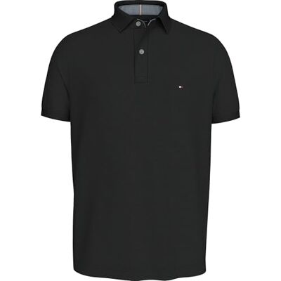 Tommy Hilfiger Core Tommy Regular poloshirt voor heren (1 stuk), zwart. Tommy Hilfiger Core Tommy Regular poloshirt voor heren (1 stuk), zwart.