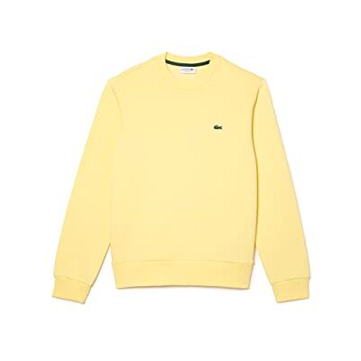 Lacoste Sh9608 Sweatshirts Heren, Geel. S Lacoste Sh9608 Sweatshirts Heren, Geel. S