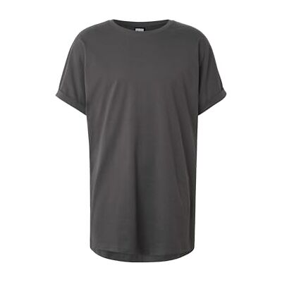 Urban Classics Tb1561-long Shaped Turnup Tee T-shirt voor heren (1 stuk), Magneet, 5XL 5XL Urban Classics Tb1561-long Shaped Turnup Tee T-shirt voor heren (1 stuk), Magneet, 5XL 5XL