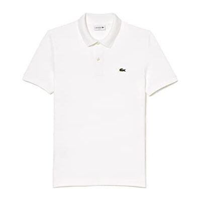 Lacoste PH4012 Herenpolo, Wit S Lacoste PH4012 Herenpolo, Wit S