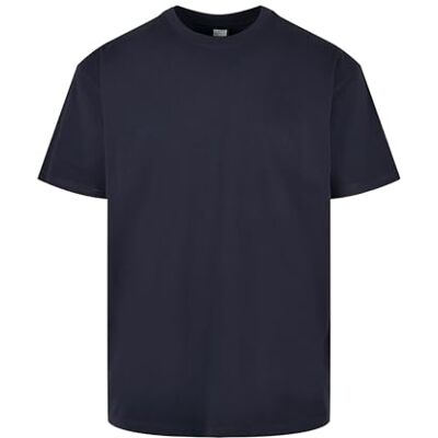 Urban Classics Heavy oversized T-shirt voor heren met blote schouders, in dikke jersey, verkrijgbaar in meer dan 10 kleuren, van S t/m 5XL, Navy Blauw XXL Urban Classics Heavy oversized T-shirt voor heren met blote schouders, in dikke jersey, verkrijgbaar in meer dan 10 kleuren, van S t/m 5XL, Navy Blauw XXL