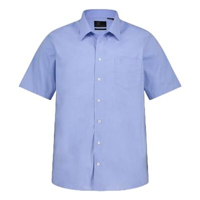 JP 1880 Shirt met halve mouwen, gevarieerde kraag, 1/1 herenhemd, Helleblau 8XL JP 1880 Shirt met halve mouwen, gevarieerde kraag, 1/1 herenhemd, Helleblau 8XL