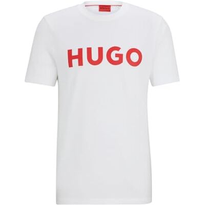 HUGO Dolive T-shirt voor heren (1 stuk), Wit 100 XS HUGO Dolive T-shirt voor heren (1 stuk), Wit 100 XS