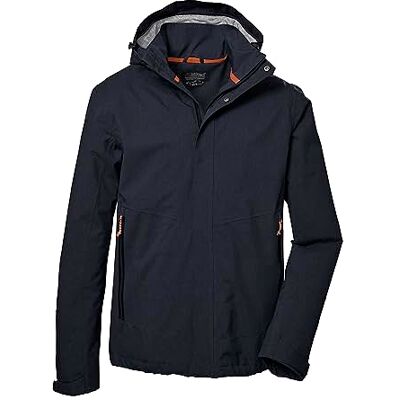 Killtec Functionele jas voor heren met afneembare capuchon KOS 53 MN JCKT, dark navy, L, 41333-000 Killtec Functionele jas voor heren met afneembare capuchon KOS 53 MN JCKT, dark navy, L, 41333-000