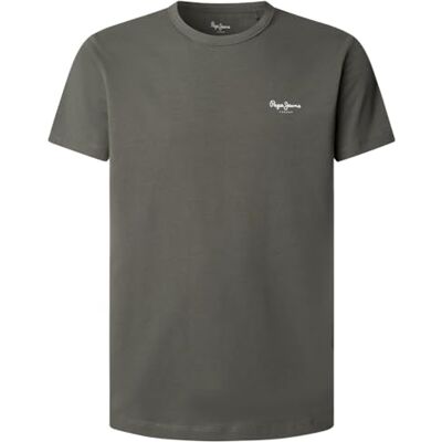 Pepe Jeans Original Basic 3n T-shirt voor heren (1 stuk), Groen (olijfgroen), XS XS Pepe Jeans Original Basic 3n T-shirt voor heren (1 stuk), Groen (olijfgroen), XS XS