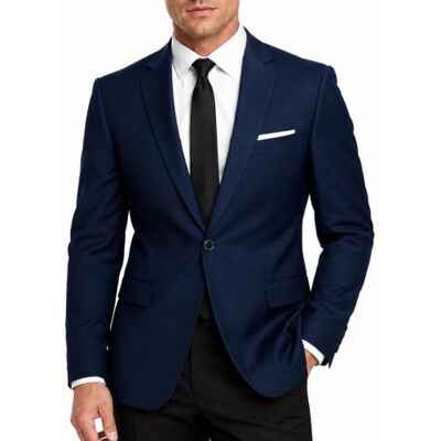 Allthemen Heren Casual Blazer Slim Fit Formele Zakelijke Pak Jassen Een Knop Enkele Breasted Tuxedo Jacket Smart Blazer M Allthemen Heren Casual Blazer Slim Fit Formele Zakelijke Pak Jassen Een Knop Enkele Breasted Tuxedo Jacket Smart Blazer M
