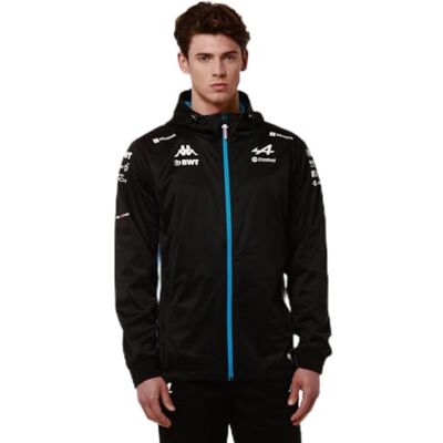 Kappa Adrafi BWT Alpine F1 Team 2024 Herenjas met capuchon Kappa Adrafi BWT Alpine F1 Team 2024 Herenjas met capuchon