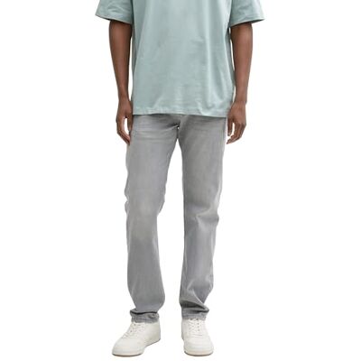 TOM TAILOR Denim 1045979 Piers Slim herenjeans, 10233 Stone Grey Denim, Taille 30 / lengte 34 Taille 30 / lengte 34 TOM TAILOR Denim 1045979 Piers Slim herenjeans, 10233 Stone Grey Denim, Taille 30 / lengte 34 Taille 30 / lengte 34