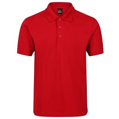 Regatta Classic 65/35 Poloshirt voor heren, met knoopsluiting, 1 stuk, Klassiek Rood Regatta Classic 65/35 Poloshirt voor heren, met knoopsluiting, 1 stuk, Klassiek Rood