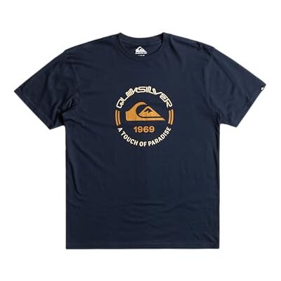 Quiksilver Circle Logo Ss T-shirt voor heren (1 stuk) Quiksilver Circle Logo Ss T-shirt voor heren (1 stuk)