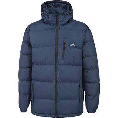Trespass Clip-on warme gevoerde waterdichte jas met afneembare capuchon voor heren Trespass Clip-on warme gevoerde waterdichte jas met afneembare capuchon voor heren