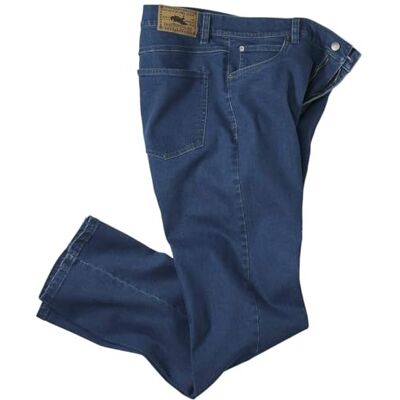 ATLAS FOR MEN Klassieke stretchy jeans voor heren, regular fit, verkrijgbaar in grote maten., Blauw 50 ATLAS FOR MEN Klassieke stretchy jeans voor heren, regular fit, verkrijgbaar in grote maten., Blauw 50