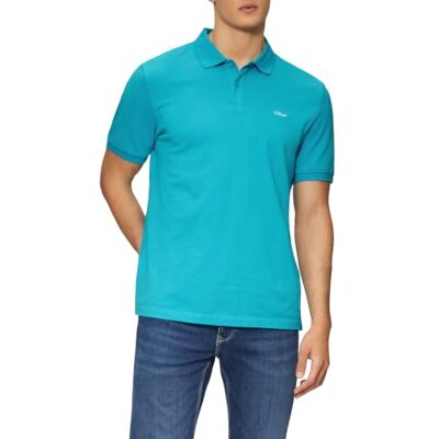 s.Oliver Katoenen piqué poloshirt, pastelturquoise, M M s.Oliver Katoenen piqué poloshirt, pastelturquoise, M M