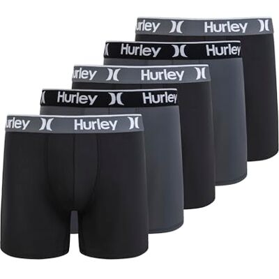 Hurley 5 stuks stretch boxershorts voor heren S Hurley 5 stuks stretch boxershorts voor heren S