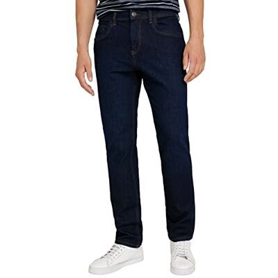 TOM TAILOR Josh Regular Slim 10622022 Herenjeans, 10138 Denim blauw Rinsed 36W / 32L TOM TAILOR Josh Regular Slim 10622022 Herenjeans, 10138 Denim blauw Rinsed 36W / 32L