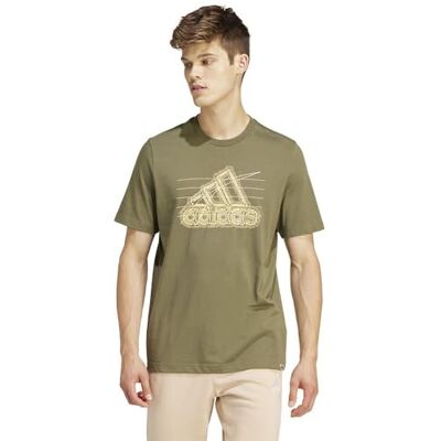 Adidas Growth Badge Graphic Tee T-shirt voor heren Adidas Growth Badge Graphic Tee T-shirt voor heren