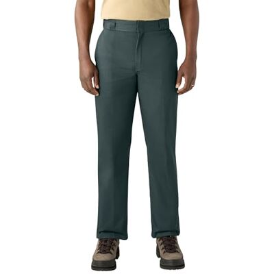 Dickies Rechte werkbroek voor heren, Groen (Hunter Green) 30W / 30L Dickies Rechte werkbroek voor heren, Groen (Hunter Green) 30W / 30L