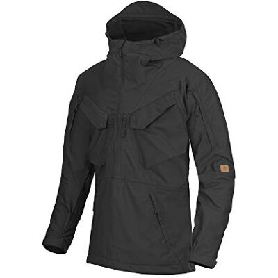 Helikon-Tex Pilgrim Anorak herenjack Durable Bushcraft Line, zwart 01, S XS Helikon-Tex Pilgrim Anorak herenjack Durable Bushcraft Line, zwart 01, S XS