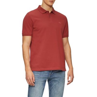 s.Oliver Katoenen piqué poloshirt, Papaver, M M s.Oliver Katoenen piqué poloshirt, Papaver, M M