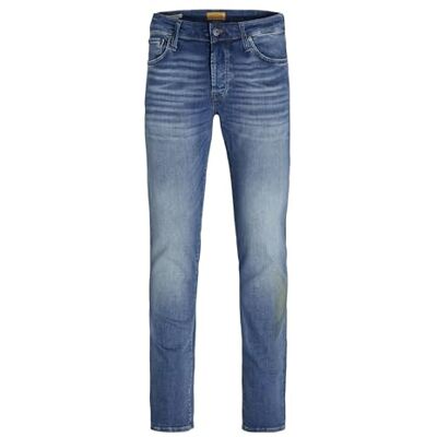 Jack & Jones JJIGLENN JJICON JJ 057 50SPS Jeans voor heren, slim fit, Denim blauw Taille 33 / lengte 32 Jack & Jones JJIGLENN JJICON JJ 057 50SPS Jeans voor heren, slim fit, Denim blauw Taille 33 / lengte 32