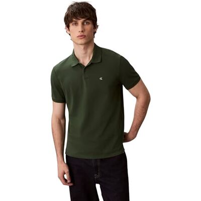 Calvin Klein Ss Monogram Pique Polo Lv040em269 Poloshirt S/S heren, Groen (Sycamore), XXL XXL Calvin Klein Ss Monogram Pique Polo Lv040em269 Poloshirt S/S heren, Groen (Sycamore), XXL XXL