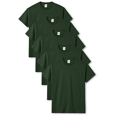 Fruit of the Loom Original T-shirt voor heren (set van 5 stuks) XXL Fruit of the Loom Original T-shirt voor heren (set van 5 stuks) XXL
